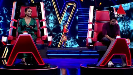 Jananga Sandevnie | Thei Pan Dina Dina Wadi (තේ පැන් දින දින) Blind Auditions| The Voice Kids SL