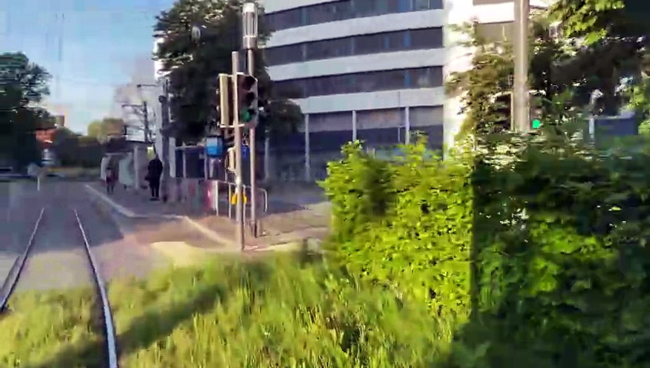 Exploring Freiburg, Germany: Tram Line 5 Adventure from Europeplatz to Riesefeld