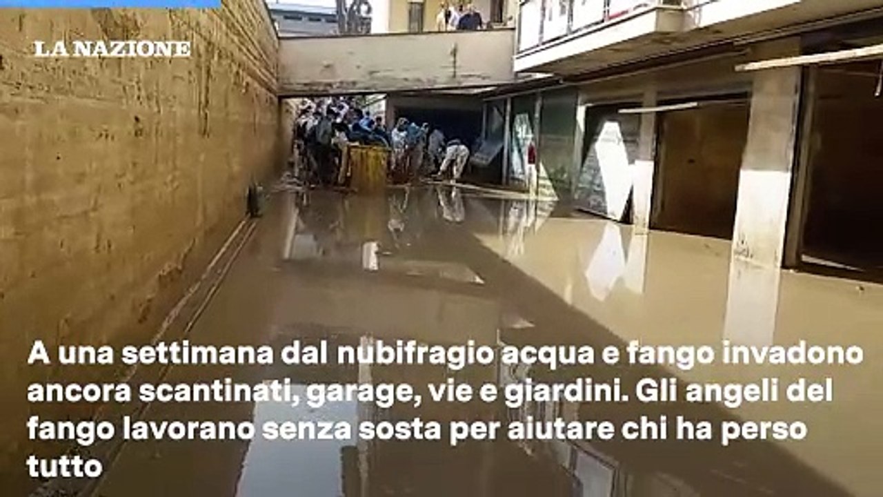Alluvione a Campi Bisenzio: via Buonarroti ? ancora un fiume