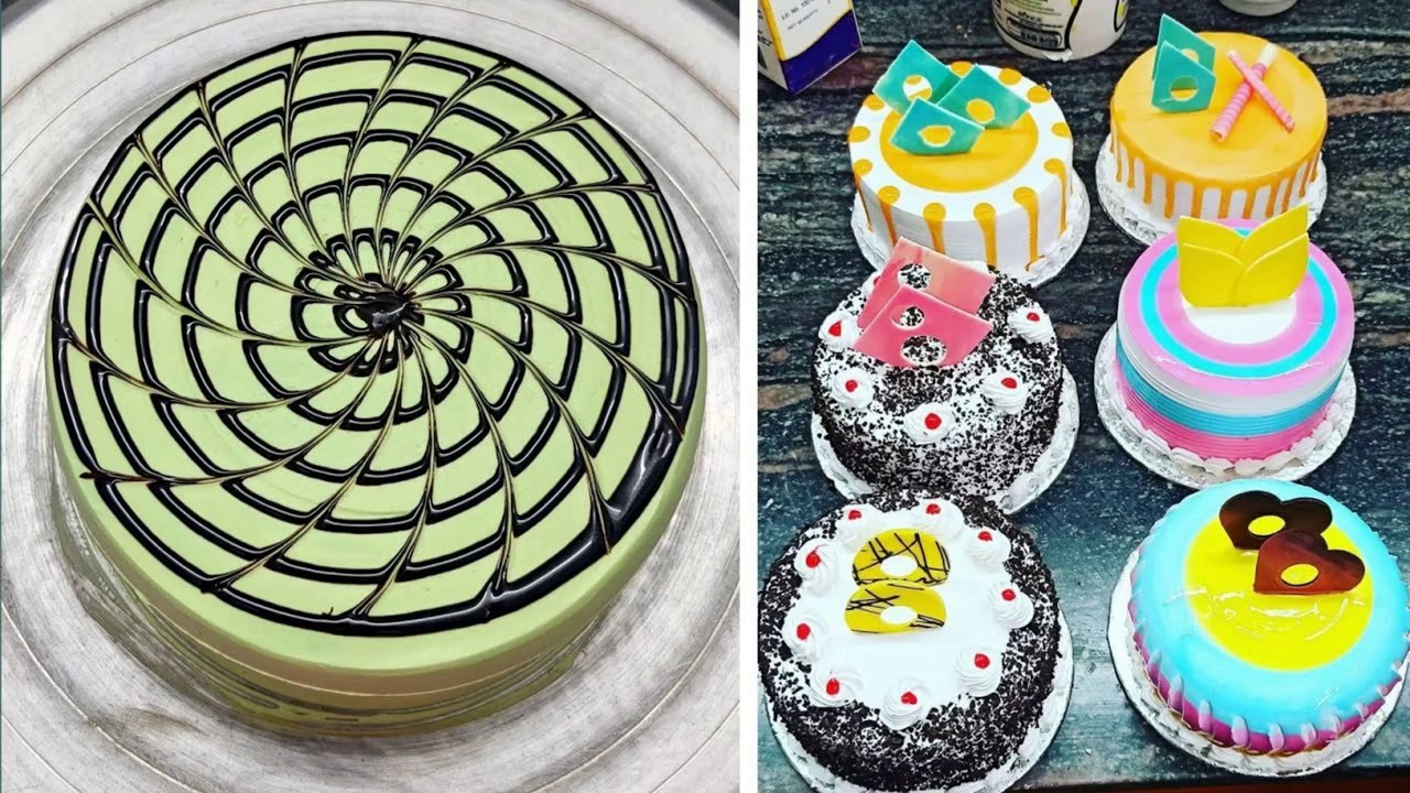 Two Pineapple Cake Design _ Fancy Cake Decoration | so tasty