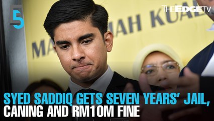 EVENING 5: Syed Saddiq convicted of graft