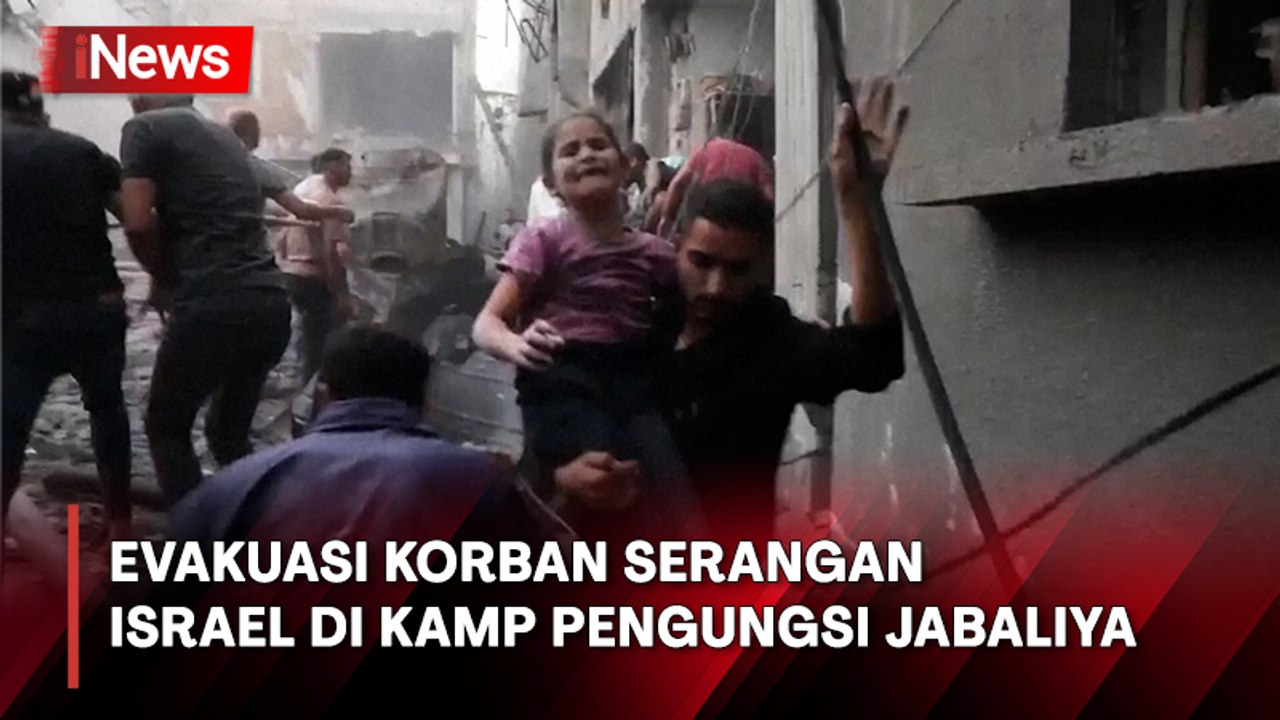Israel Hancurkan Kamp Pengungsi Jabaliya Gaza Utara