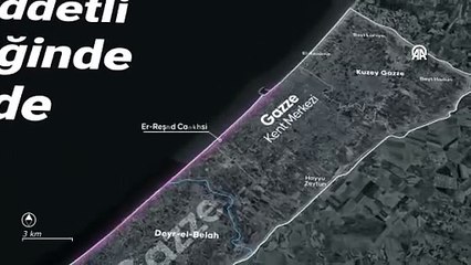 İsrail ordusu, Filistinli gruplarla çatışmalar eşliğinde Gazze'de kuzeyden ve güneyden ilerliyor