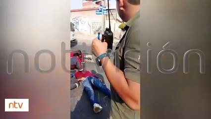 Video: Ambulancia no respetó el semáforo y atropelló a un motociclista