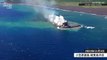 Underwater Volcano Erupts Off the Coast of Japan Producing a New Island