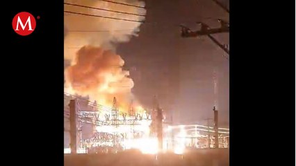 Explosión provoca incendio en Subestación de la CFE en Querétaro; señalan vandalismo
