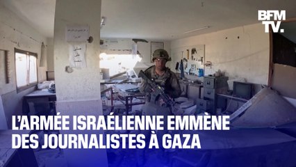 L’armée israélienne emmène des journalistes à Gaza et expose les dégâts sur place