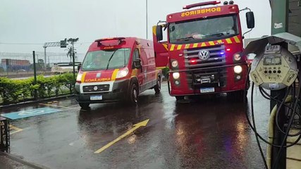 Bombeiros atendem ocorrência de tentativa de suicídio na BR-277