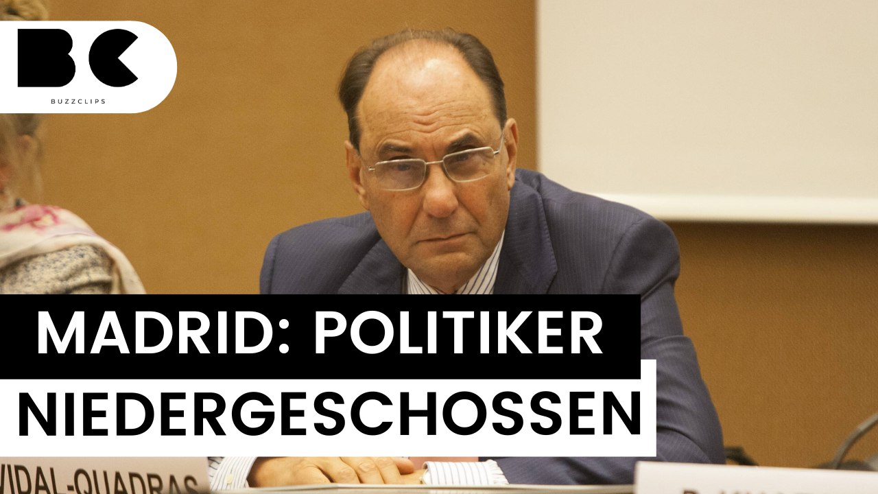 Madrid: Spanischer Politiker auf offener Straße niedergeschossen!