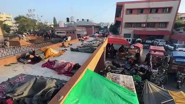 Gaza-Flüchtlinge im Elend - Armee auf dem Vormarsch