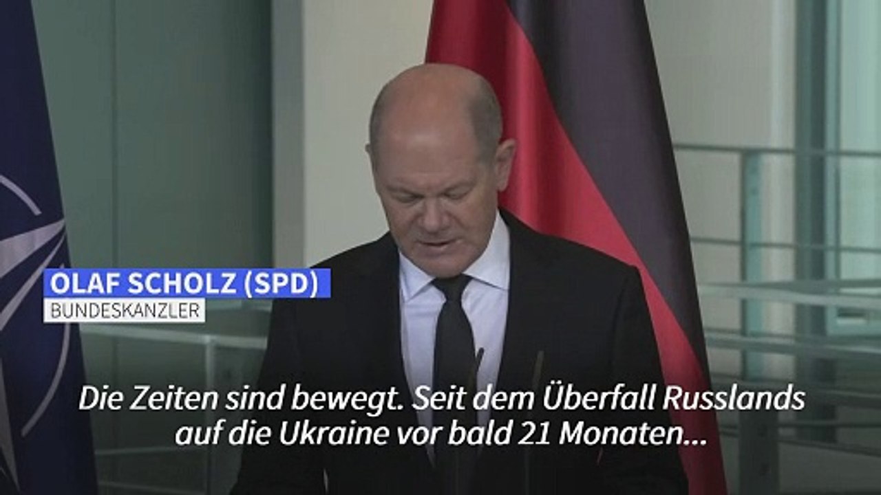 Scholz bekräftigt Zwei-Prozent-Ziel für Verteidigung ab 2024