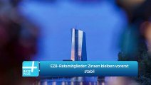 EZB-Ratsmitglieder: Zinsen bleiben vorerst stabil