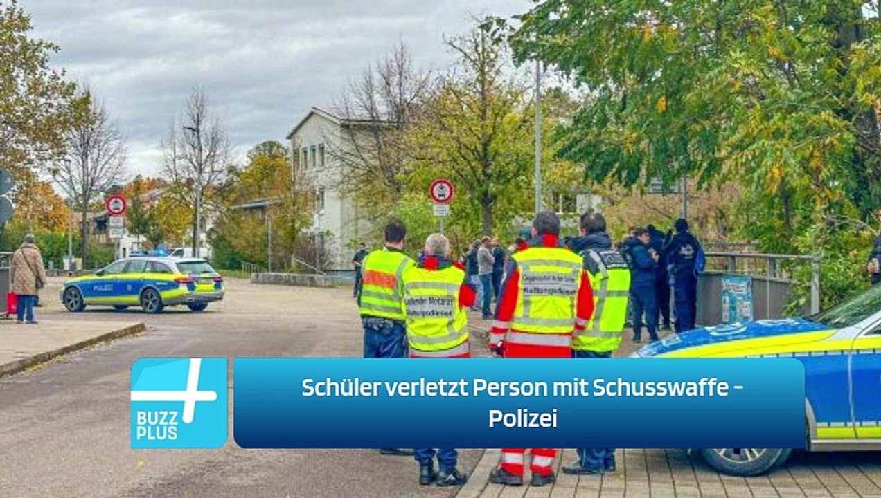 Schüler verletzt Person mit Schusswaffe - Polizei