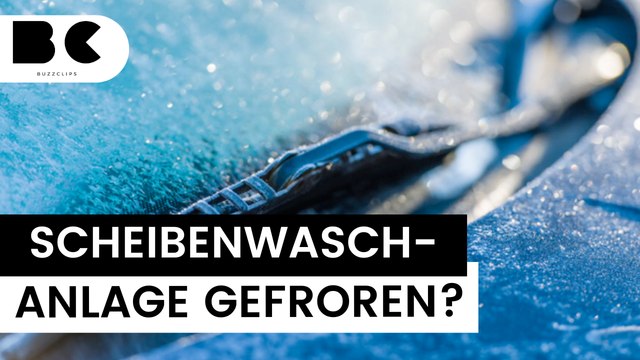 Scheibenwaschanlage eingefroren: Diese Tipps helfen!