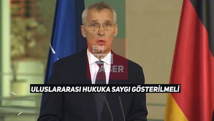NATO Genel Sekreteri Stoltenberg: Gazze'de çatışmalara ara verilmeli