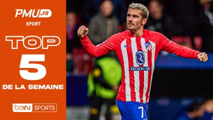  Griezmann marque un petit bijou, le point magique d’Ugo Humbert,…  Retrouvez le Top 5 de la semaine avec PMU Sport !