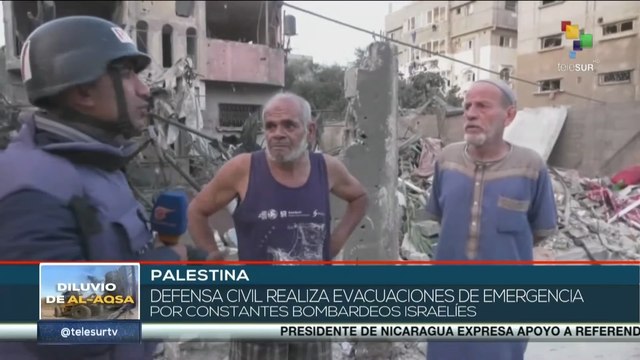 Decenas de cadáveres permanecen bajo los escombros en el campamento de Nuseirat