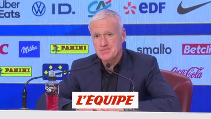 Deschamps : «Ces imges de violence sont horrible» - Foot - Bleus