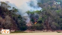 Incendio en el parque El Madidi