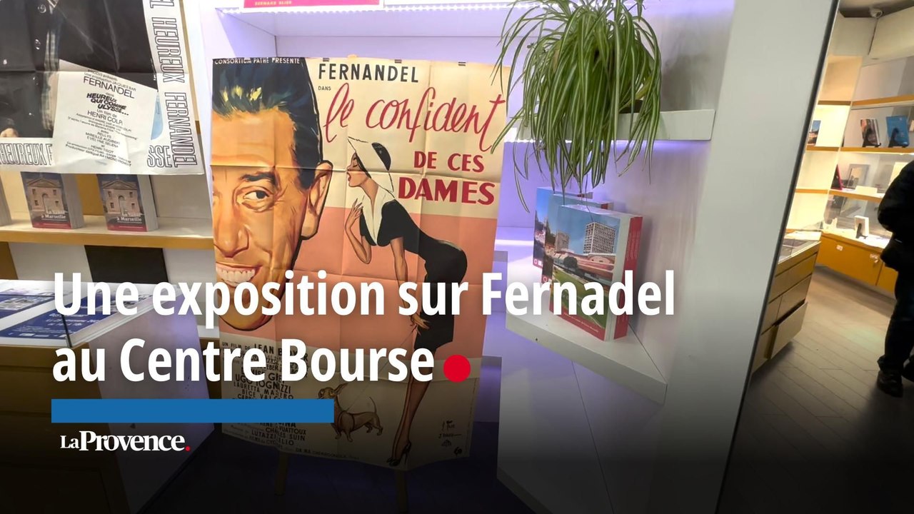 L'exposition Fernandel au Centre Bourse