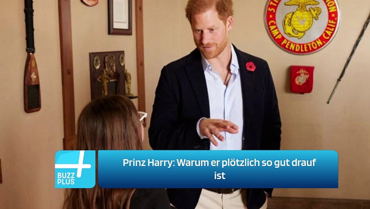Prinz Harry: Warum er plötzlich so gut drauf ist