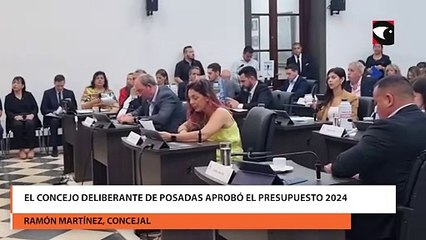 El Concejo Deliberante de Posadas aprobó el presupuesto 2024 “Es una herramienta significativa para la nueva gestión del intendente”, señaló el concejal