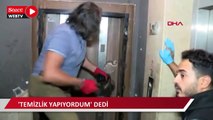 İki demir kapıyla önlem alınan evde uyuşturucu baskınında gözaltına alındı, 'temizlik yapıyordum' dedi