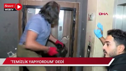 İki demir kapıyla önlem alınan evde uyuşturucu baskınında gözaltına alındı, 'temizlik yapıyordum' dedi