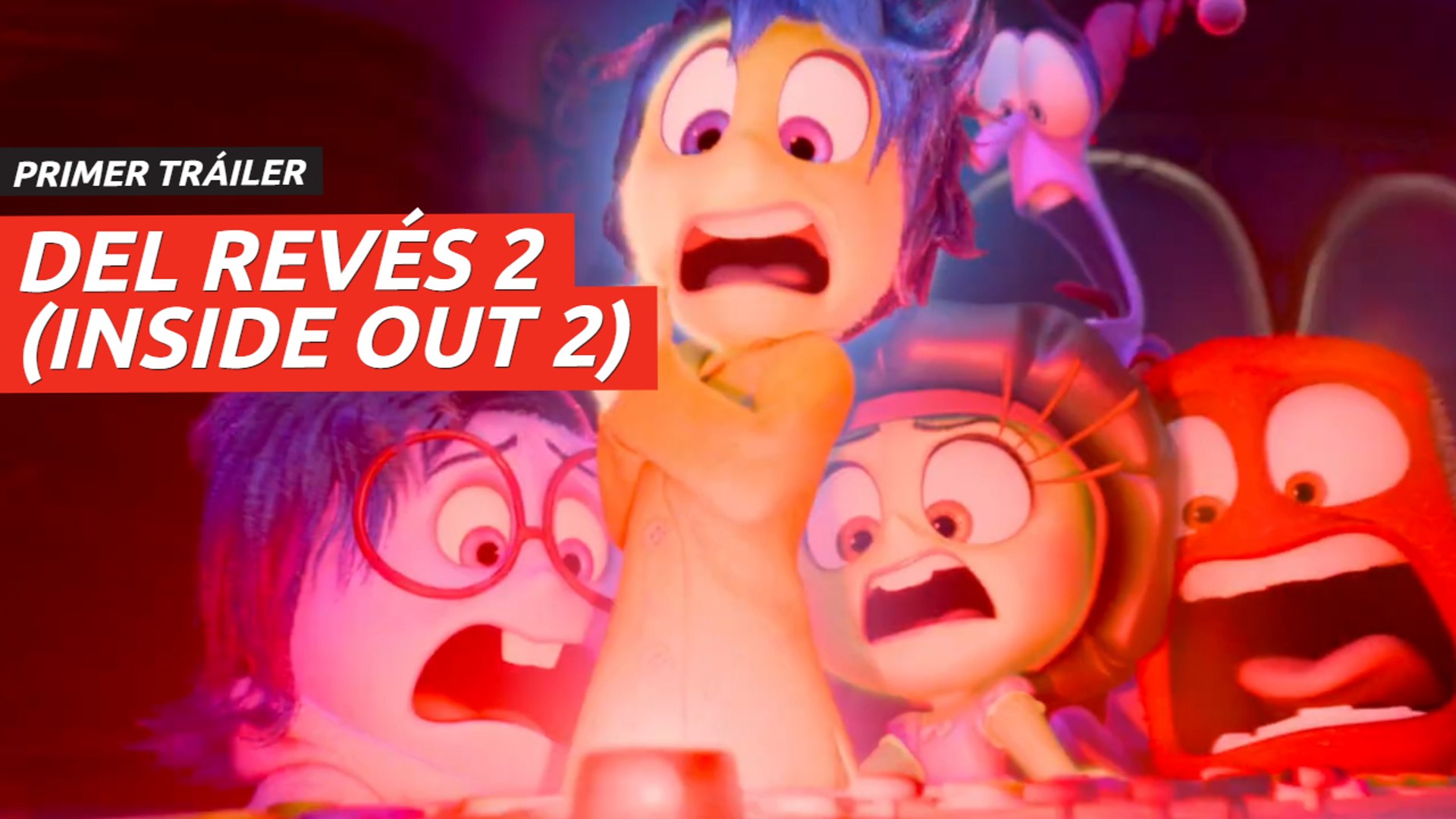 Primer tráiler de Del revés 2 (Inside Out 2), la secuela de Disney y Pixar  que llega con nuevas emociones