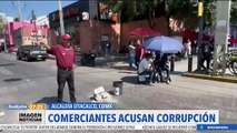 Comerciantes de Iztacalco protestan contra actos de corrupción y amenazas