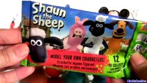 Surprise Clay Buddies Peppa Pig, Play Doh Mickey Mouse Donald Duck, Clay Shaun the Sheep Angry Birds  Old Cartoons