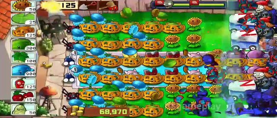 Plants of Winter Melon Fight the Zombies  |  Plants vs Zombies