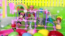 Play Doh Surprise Eggs Frozen Barbie Park Peppa Pig Disney Princess Sofia The First Toys GIANT Egg