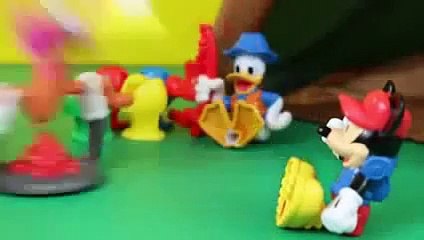 Mickey Mouse Clubhouse Campfire and Fishing with Mickey Minnie Donald Duck and Goofy ToysR