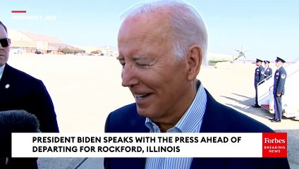 Biden Asked About Israel, Netanyahu And An Endorsement From The UAW