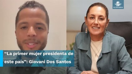¿Giovani Dos Santos apoya a Claudia Sheinbaum?