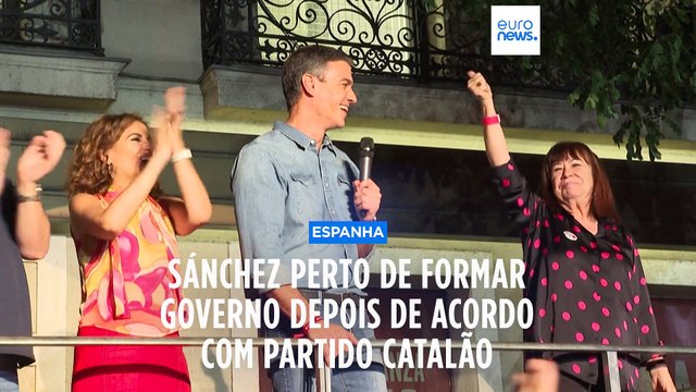 Espanha: Sánchez fecha acordo com independentistas catalães para ter governo