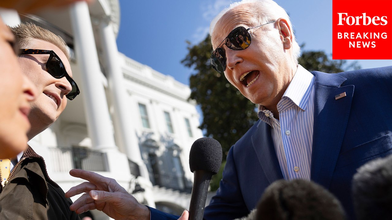 Joe Biden Asked About Polls Showing Him Down To Donald Trump In Swing States