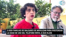 2.000 familias de Baleares se movilizan para postergar la edad de uso del teléfono móvil a sus hijos