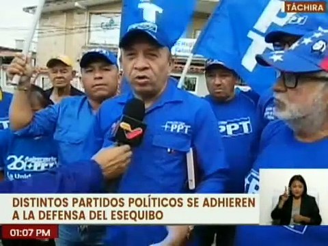 Organizaciones políticas se suman en el edo. Táchira por la defensa del Esequibo en Venezuela Toda