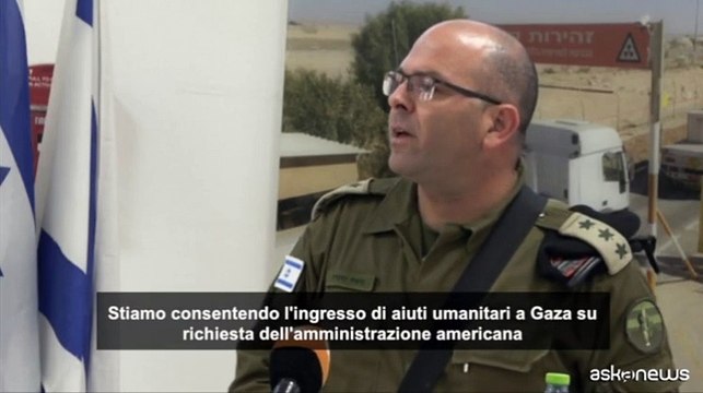 Israele: Se Hamas utilizzer? aiuti umanitari fermeremo tutto