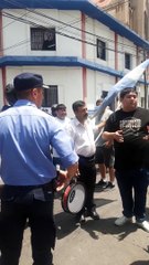 Protesta taxis y remises