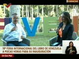 19.ª Feria Internacional del Libro de Venezuela en espera para la inauguración