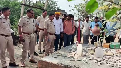 मंदिर में तोडफ़ोड़, प्रतिमा और मूर्तियों को किया खंडित, मामला दर्ज, देखे वीडियो