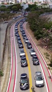 Governo do RN entrega mais de 100 novas viaturas para as forças de segurança pública.
