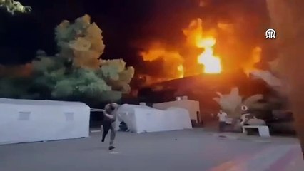 Gazze'deki Endonezya Hastanesi çevresine saldırı düzenlendi