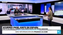 El acuerdo entre PSOE y Jnts per Cataluña que desbloquearía investidura de Pedro Sánchez