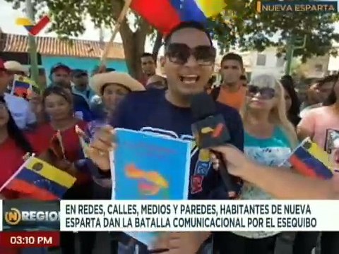 Habitantes del edo. Nueva Esparta dan la batalla comunicacional en defensa de la soberanía del país