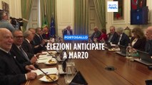 Elezioni anticipate in Portogallo: si vota a marzo