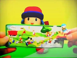 POCOYO Kinder surprise eggs unboxing Donald duck